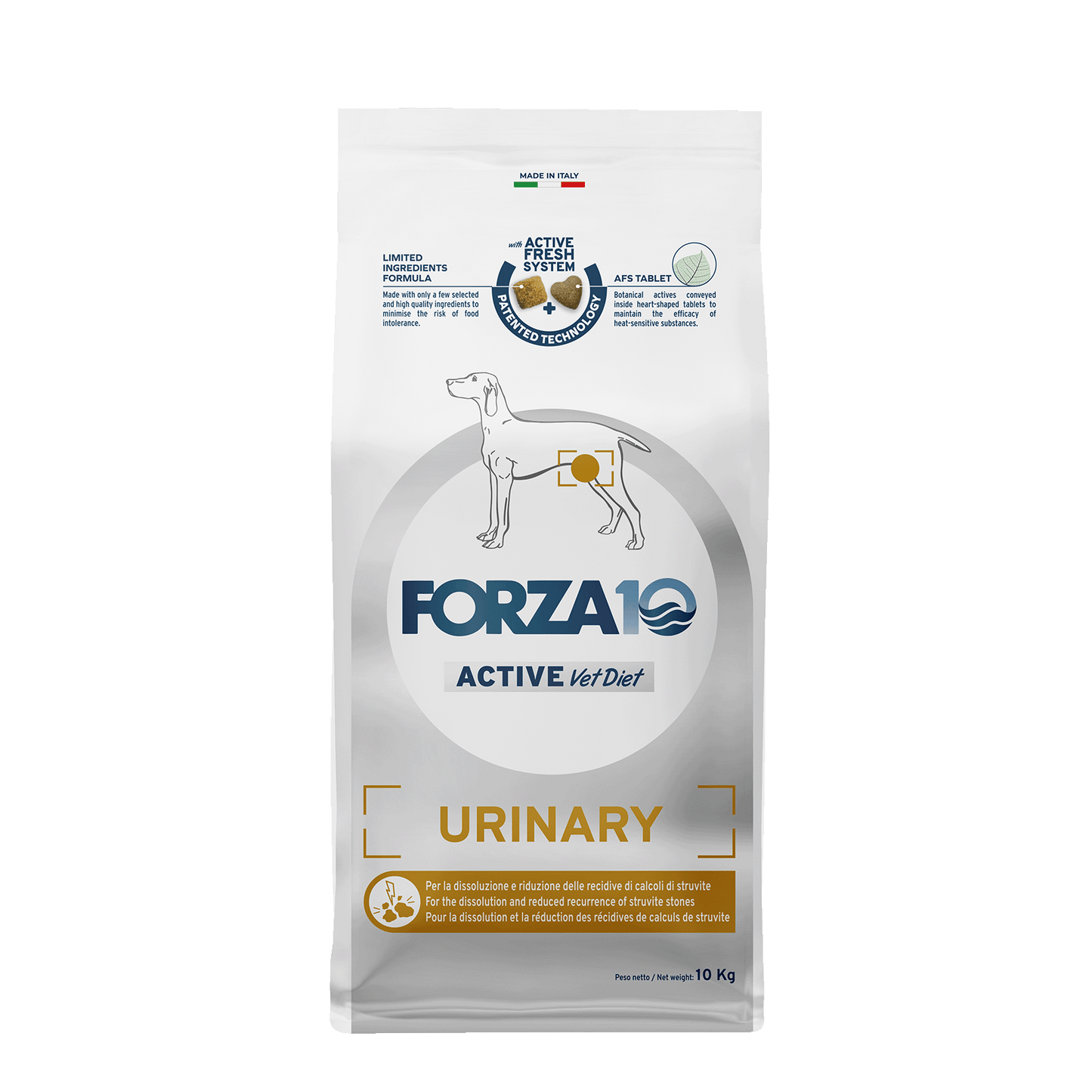 FORZA10 VetDiet URINARY All Breed šunims