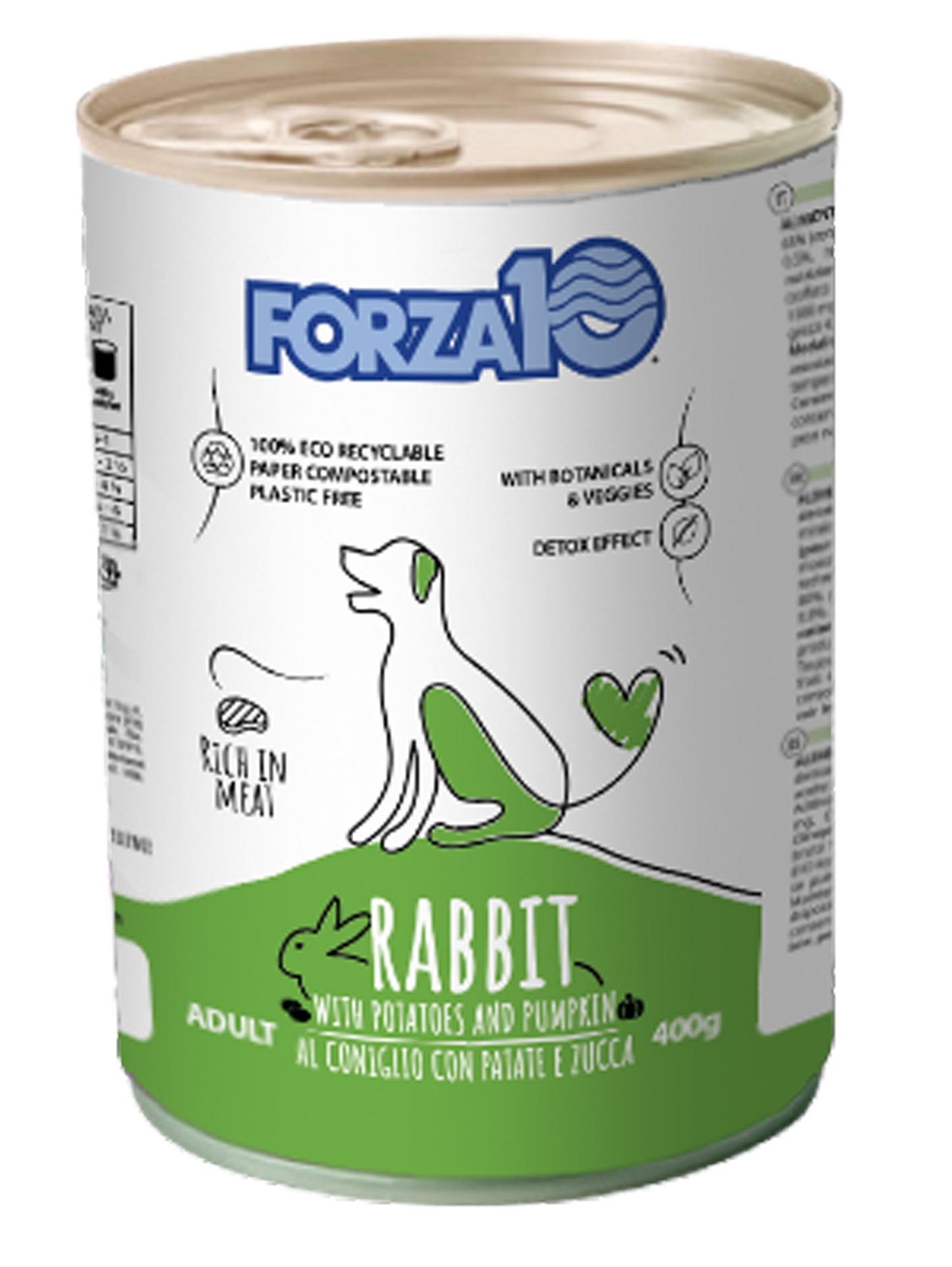 FORZA10 Maintenance Adult konservai šunims su triušiena, bulvėmis ir moliūgais