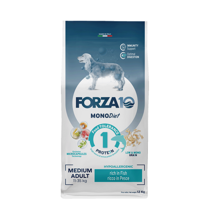 Forza10 sausā barība alerģiskiem suņiem