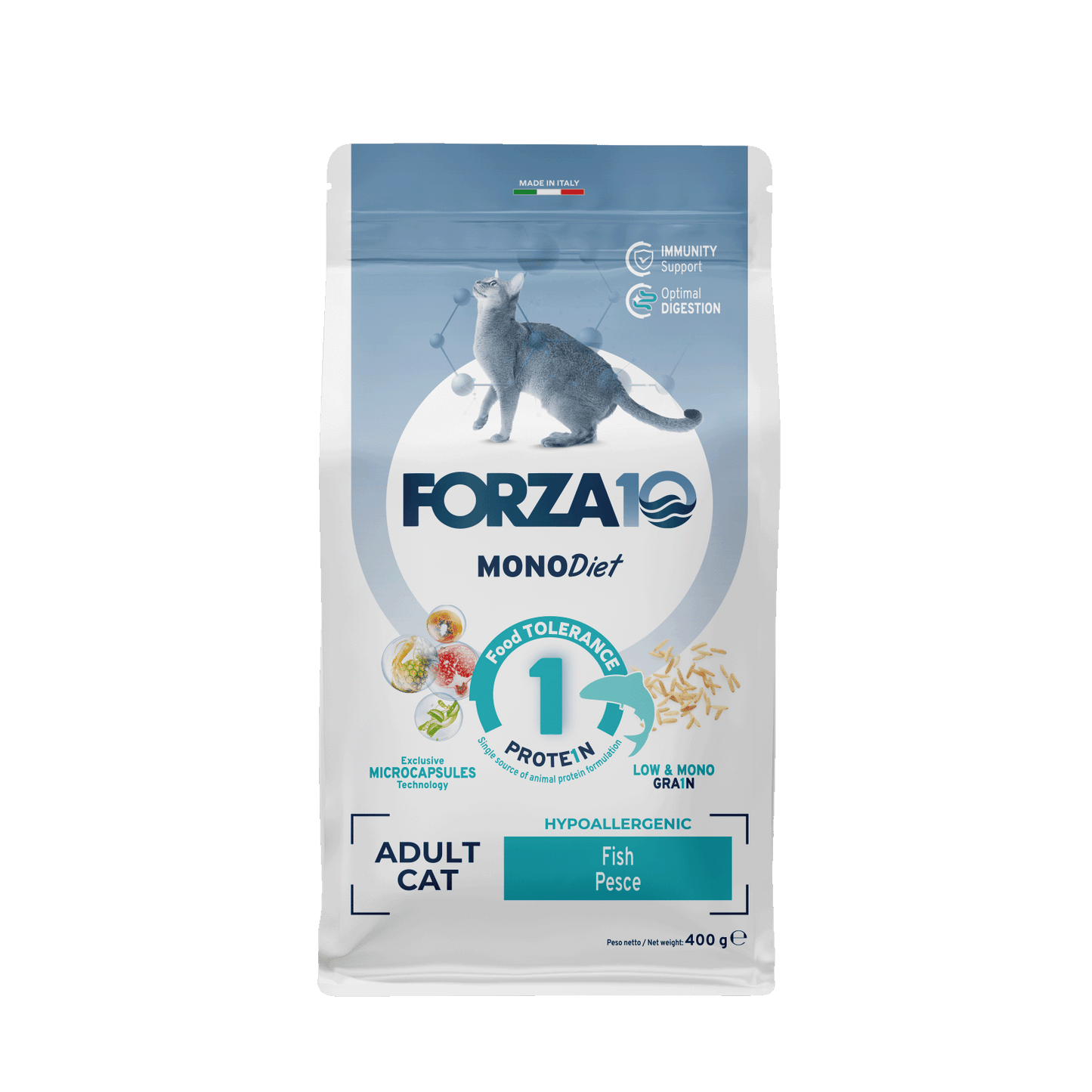 FORZA10 Monodiet katėms su žuvimi