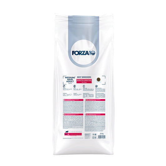 FORZA10 Best Breeders Medium/Maxi Adult šunims Sensitive Digestion (36/16) su žuvimi