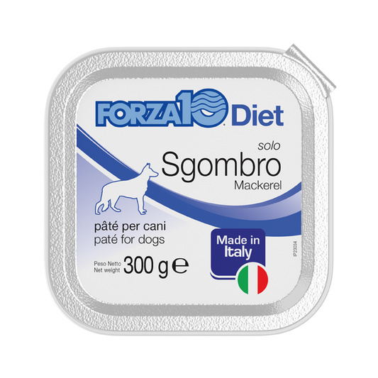 FORZA10 Solo Diet konservai šunims su skumbre
