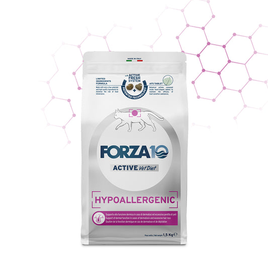FORZA10 VetDiet HYPOALLERGENIC katėms su žuvimi