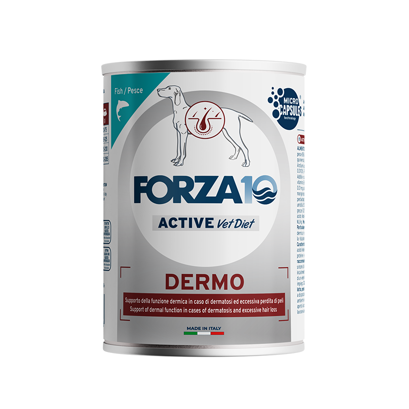 FORZA10 Active VetDiet Dermo šunims, 390 g