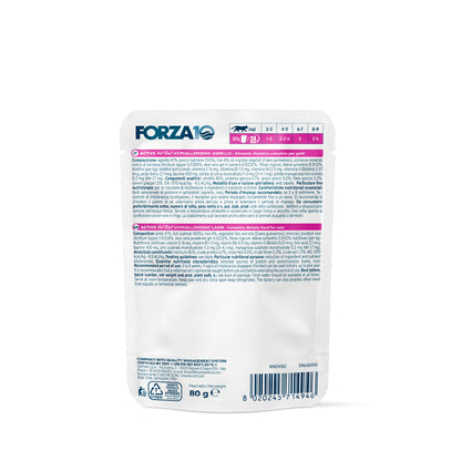 FORZA10 ACTIVE VetDiet Hypoallergenic konservai katėms su ėriena, 80 g