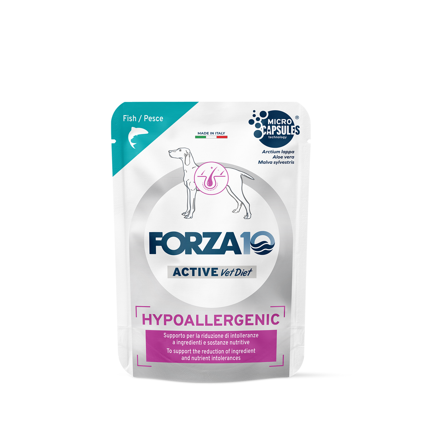 FORZA10 Active VetDiet Hypoallergenic šunims su žuvimi, 100 g