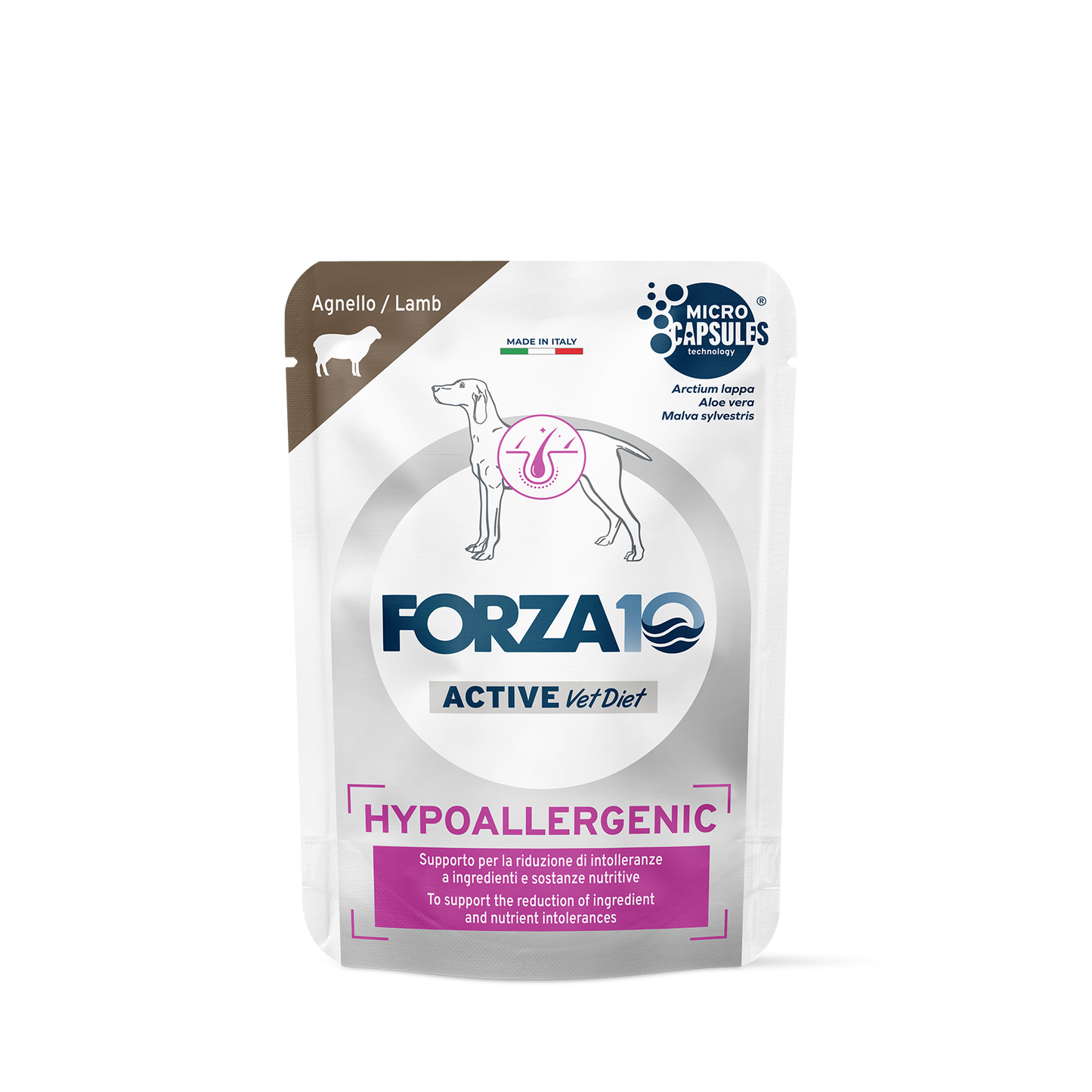 FORZA10 Active VetDiet Hypoallergenic šunims su ėriena, 100 g
