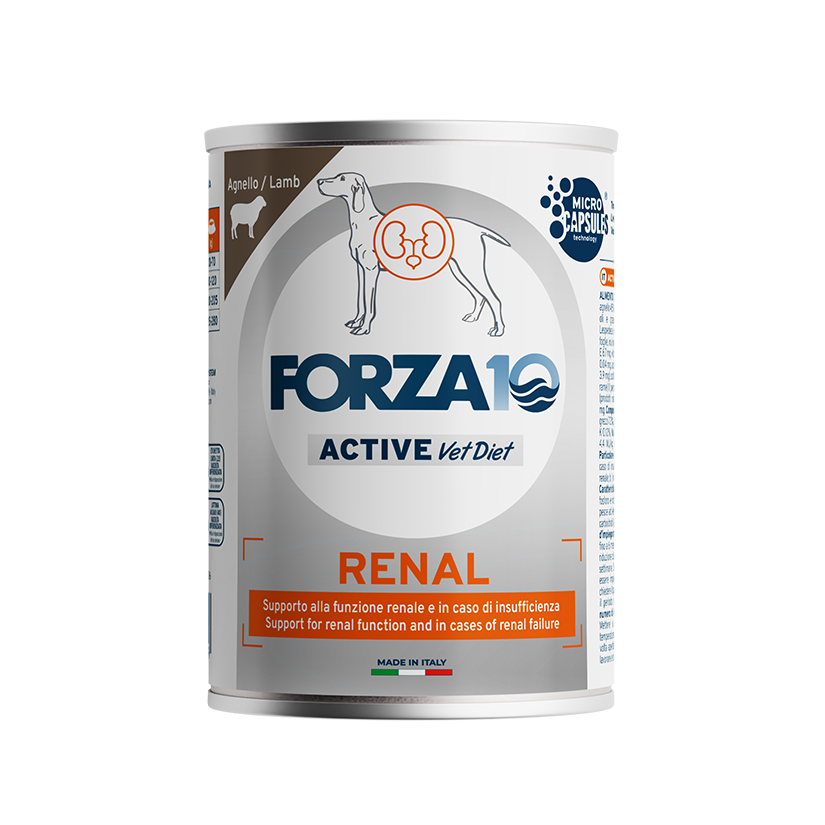 FORZA10 Active VetDiet Renal šunims, 390 g
